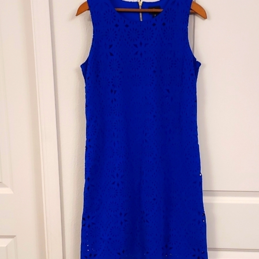 Worthington Blue lace dress size M